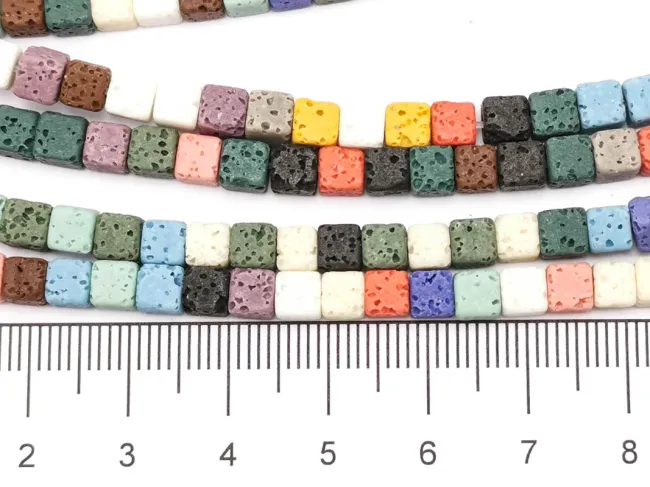 Sirag lava cub 4.5x4.5mm multicolor