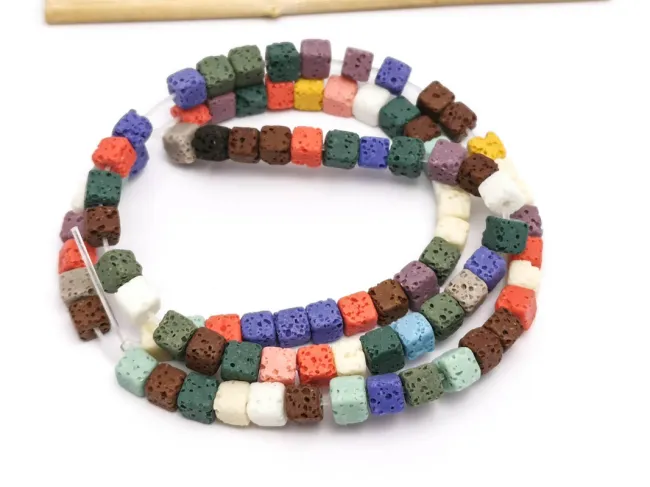 Sirag lava cub 4.5x4.5mm multicolor