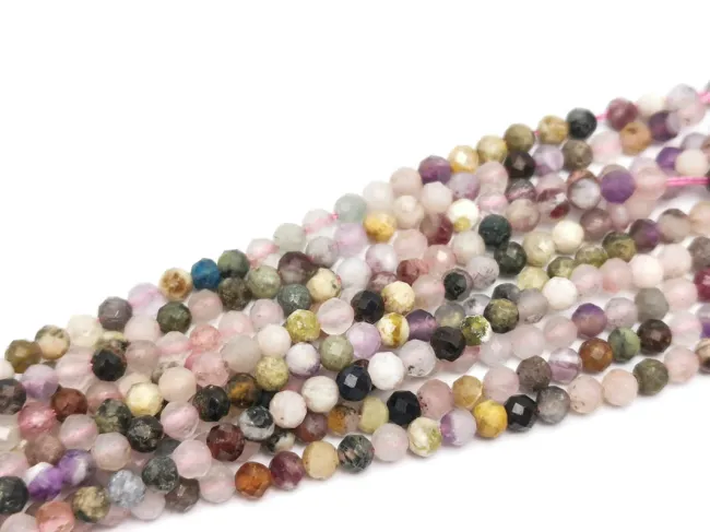 Sirag mix de pietre semipretioase fatetate 3mm