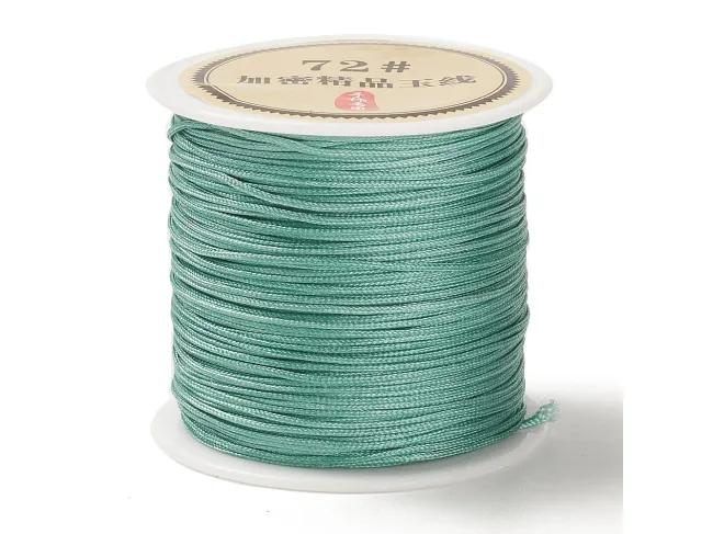 Rola snur nylon pentru bratari grosime 0.8mm vernil (45m)