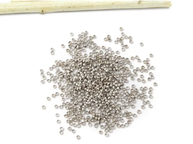Crimp/opritor 2.5x1.5mm argintiu inchis (3g)