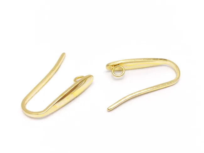 Tortite cercei otel inoxidabil 304 auriu 19x11x3mm