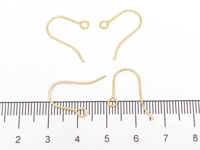 Tortite cercei otel inoxidabil 304 auriu 20x15mm