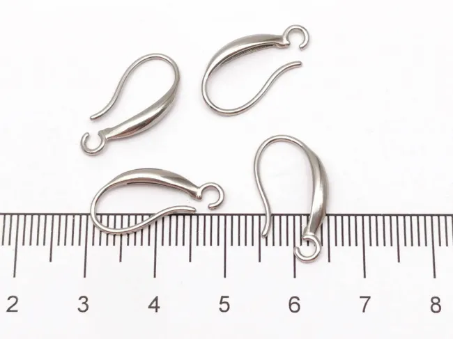 Tortite cercei otel inoxidabil 304 - 19x9mm