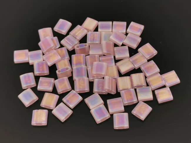 Miyuki Tila Matte Transparent Smokey Amethyst AB 5g