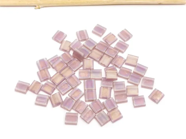 Miyuki Tila Matte Transparent Smokey Amethyst AB 5g