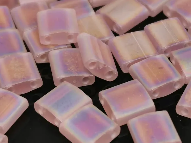 Miyuki Tila Matte Transparent Smokey Amethyst AB 5g