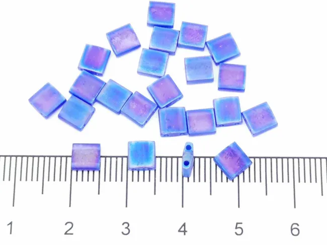 Miyuki Tila Matte Transparent Cobalt AB 5g