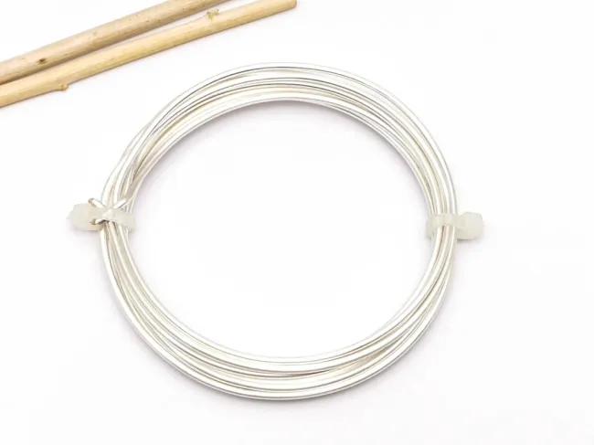 Sarma de modelaj non tarnish grosime 1.50mm placata cu argint (1.75m)