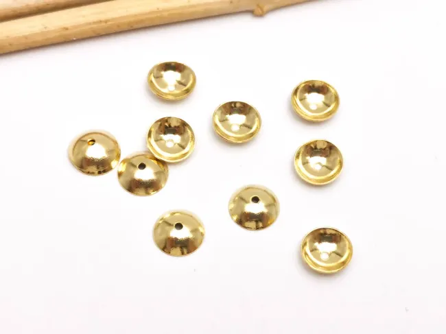 Capacele otel inoxidabil 304 auriu 6mm (1buc)