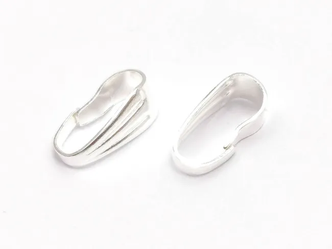 Agatatoare pandantiv otel inoxidabil 304 argintiu deschis 8.5x3.5x4mm (1buc)