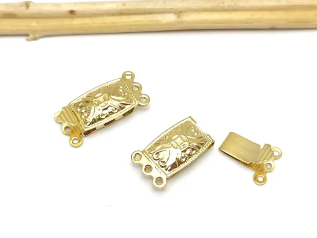 Inchizatoare otel inoxidabil 304 auriu multisir  21x10x5mm