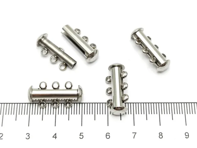 Inchizatoare otel inoxidabil 304 magnetica cu 3 bucle 20x10x6mm