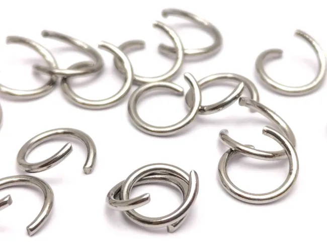 Zale otel inoxidabil 304 diametru 8mm, grosime 1mm  (50buc)