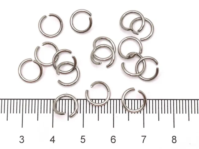 Zale otel inoxidabil 304 diametru 8mm, grosime 1mm  (50buc)