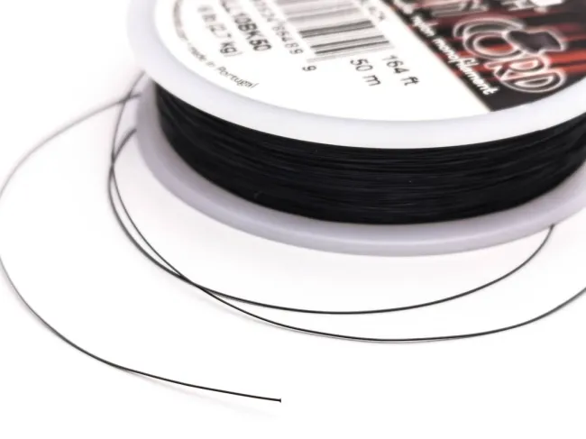 Fir nylon Illusion cord grosime 0.25mm negru (50m)