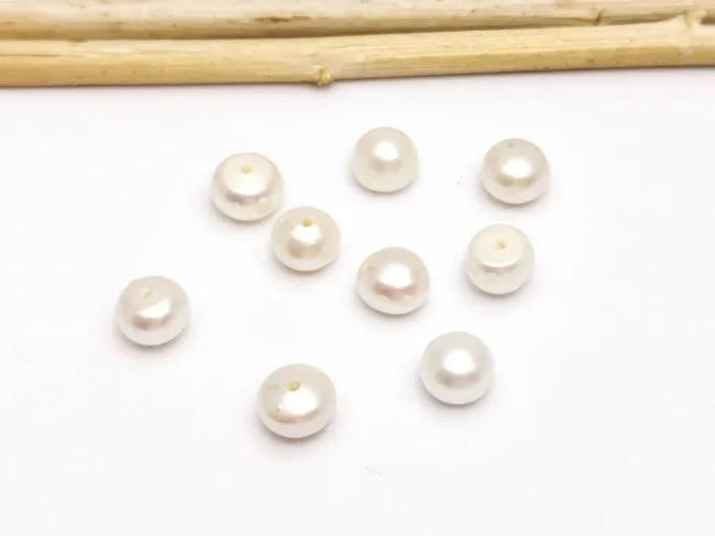 Perle de cultura semigaurite 6.5~6x5~4mm (2buc)