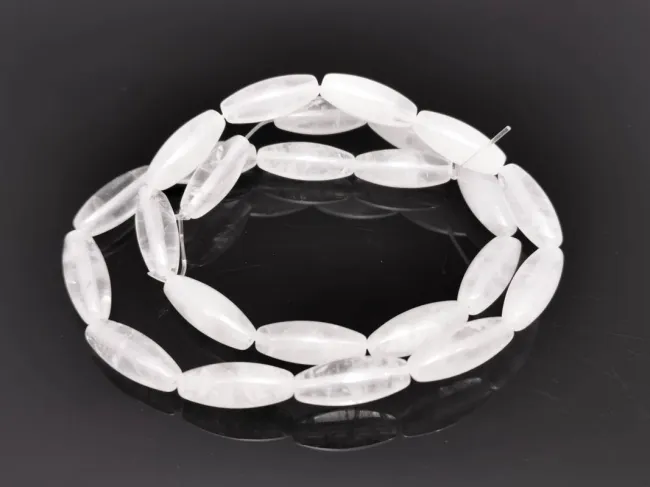 Sirag cuart de stanca oval 16x6mm
