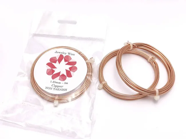 Sarma de modelaj non tarnish grosime 1.25mm cupru (3m)