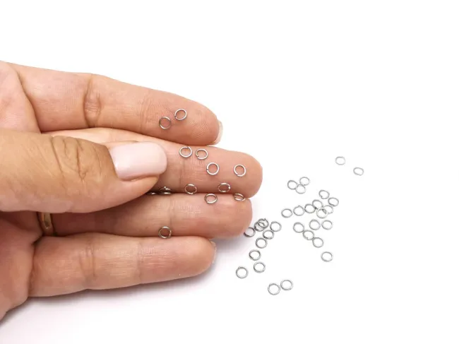 Zale otel inoxidabil 304 diametru 4mm, grosime 0.6mm (50buc)