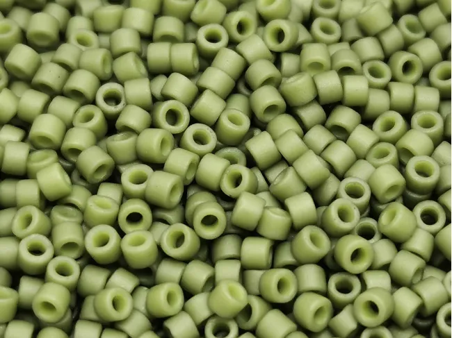 Miyuki delica 11/0 Matte Opaque Olivine (5g)