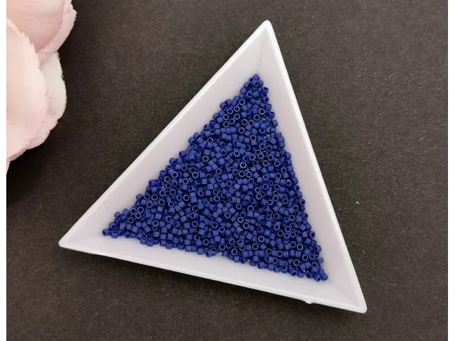 Miyuki delica 11/0 Matte Metallic Dark Gray Blue (5g)