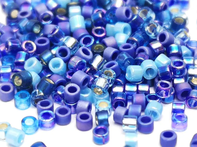 Miyuki delica 11/0 Mix Blue Tones (5g)