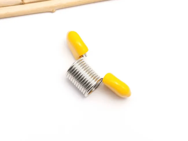 Bead Stopper - opritor margele pe ata 2.7x1.2x1cm galben portocaliu
