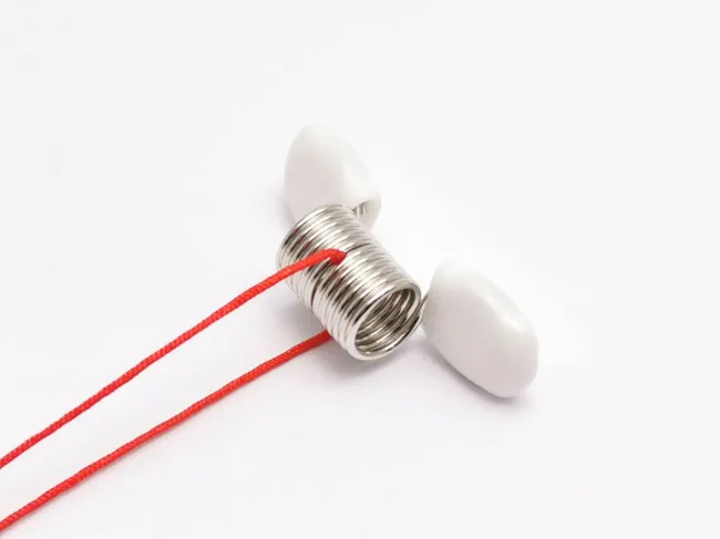Bead Stopper - opritor margele pe ata 2.7x1.2x1cm alb