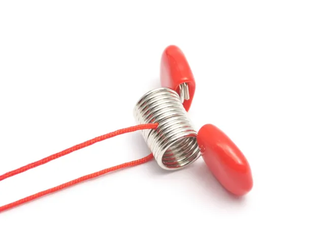 Bead Stopper - opritor margele pe ata 2.7x1.2x1cm rosu