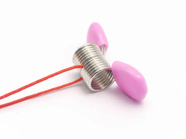 Bead Stopper - opritor margele pe ata 2.7x1.2x1cm roz