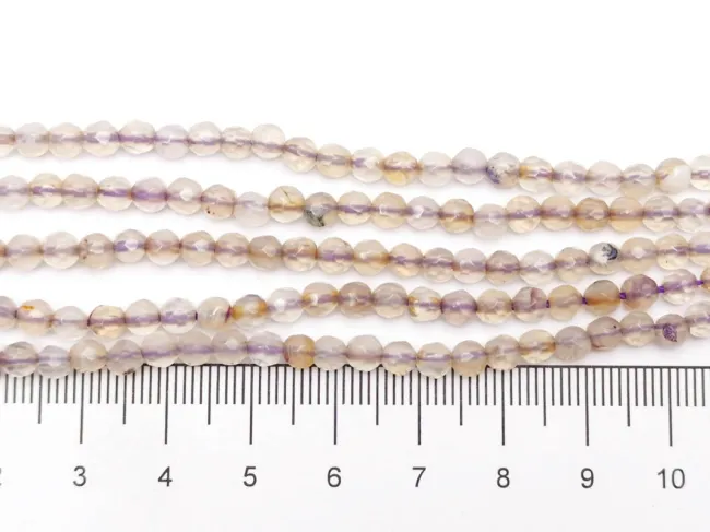 Sirag agate fatetat 4mm smoke