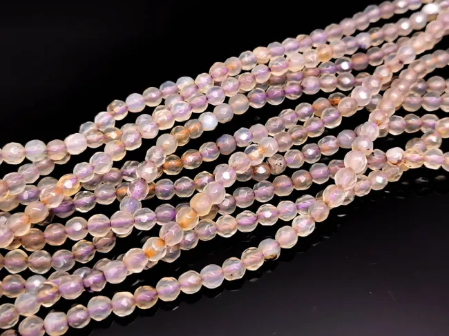 Sirag agate fatetat 4mm smoke