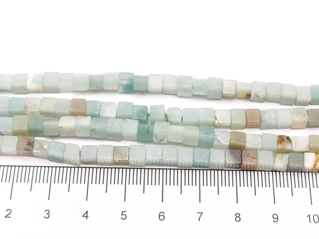 Sirag Amazonit cub 4.5~4x4.5~4mm