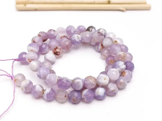 Sirag Ametist Lavanda sfere microfatetate 6mm