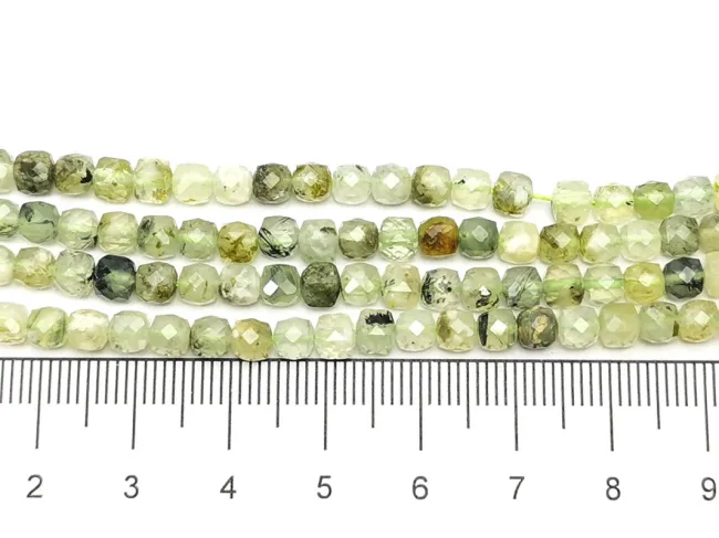 Sirag Prehnit cub microfatetat 4x4mm