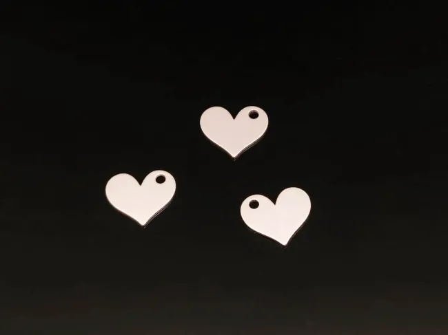Charm inima 7x6mm argint 925 (1buc)