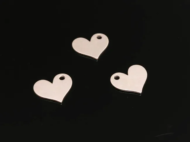 Charm inima 7x6mm argint 925 (1buc)