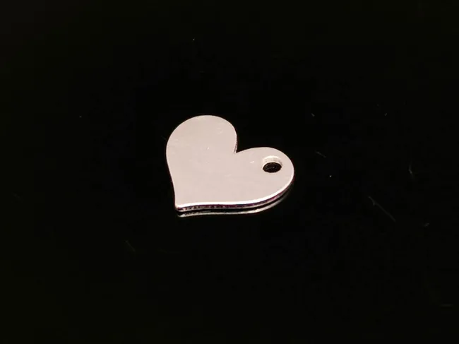 Charm inima 7x6mm argint 925 (1buc)