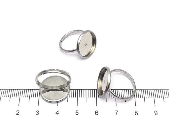 Baza de inel reglabila otel inoxidabil 304 platou 14mm