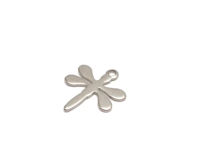 Charm otel inoxidabil 201 libelula 12x10mm