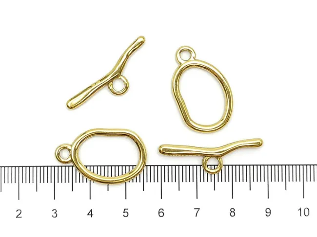 Inchizatoare toggle otel inoxidabil 304 auriu 25x12x2mm