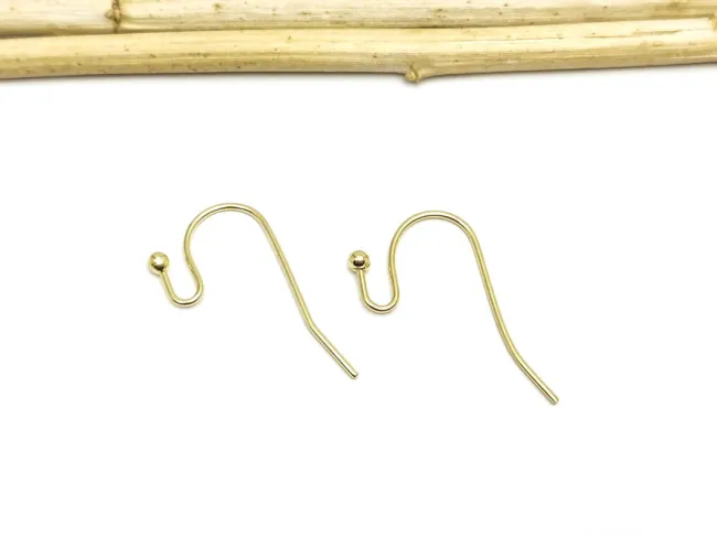 Tortite cercei otel inoxidabil 304 auriu 22x12mm (2buc)