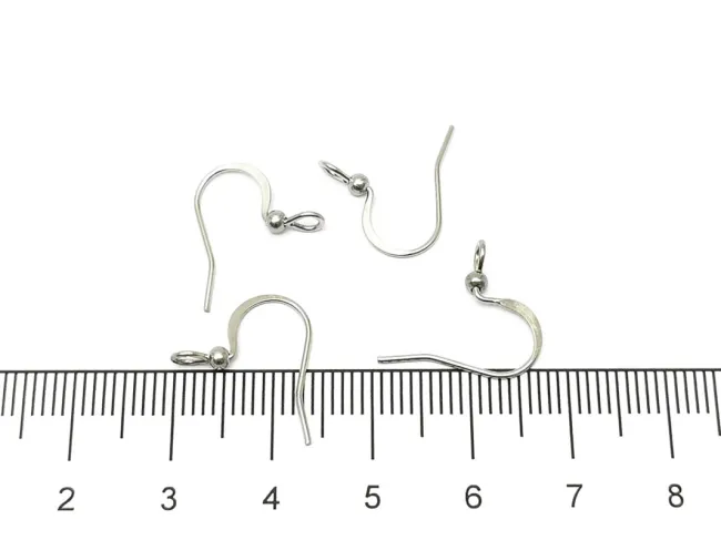 Tortite cercei otel inoxidabil 316 hipoalergenic 18x16mm (2buc)