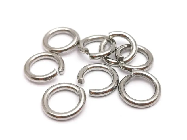 Zale otel inoxidabil 12mm, grosime 2mm (50buc)