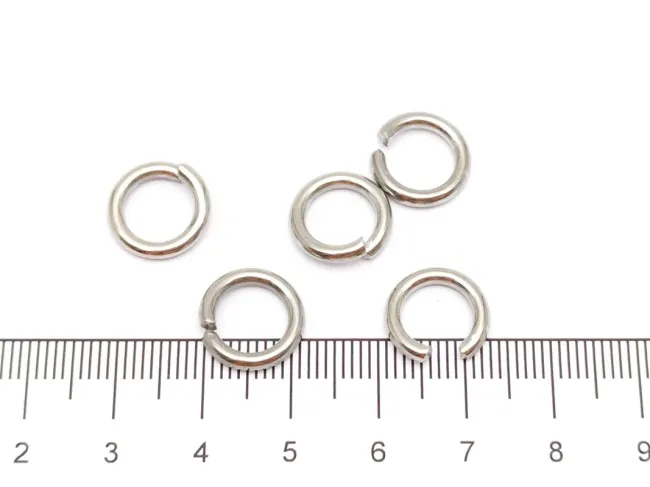 Zale otel inoxidabil 12mm, grosime 2mm (50buc)