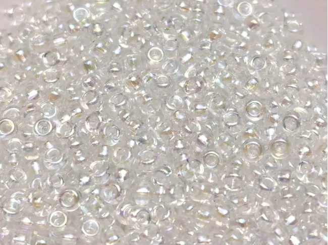 Miyuki Rocailles Rotunde 11/0 Crystal AB (10g)