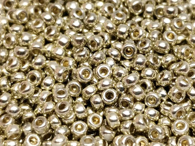 Miyuki Rocailles Rotunde 11/0 Duracoat Galvanized Silver (10g)
