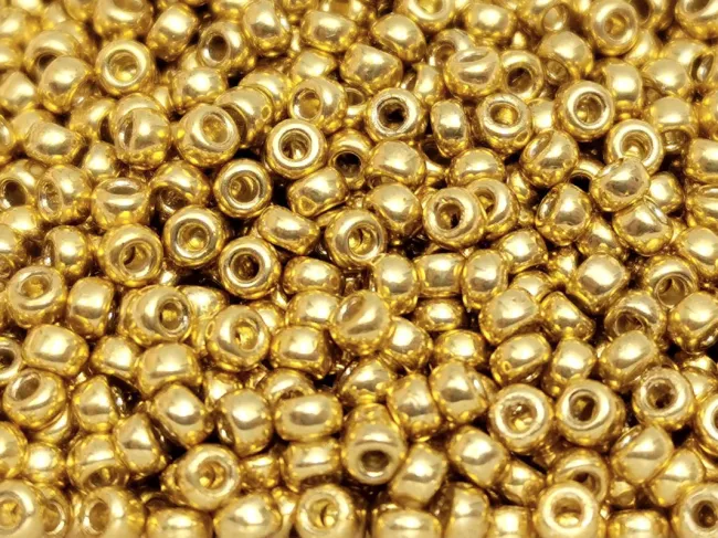 Miyuki Rocailles Rotunde 11/0 Duracoat Galvanized Gold (10g)