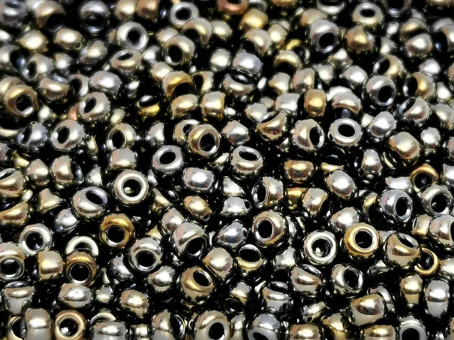 Miyuki Rocailles Rotunde 11/0 Light Gunmetal (10g)